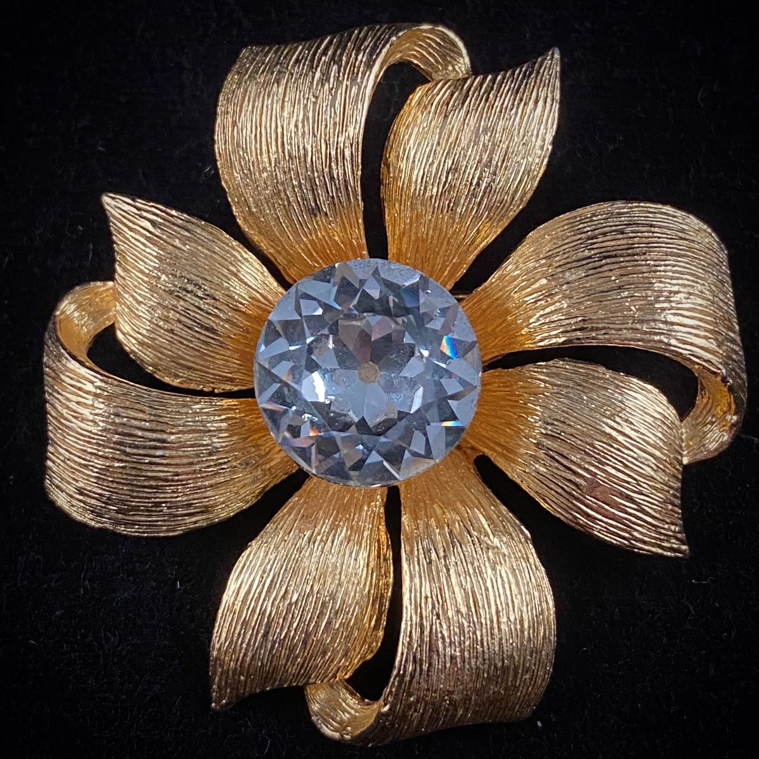 Late 50s/ Early 60s Dodds Rhinestone Brooch