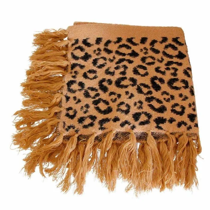 Leopard Eyelash Poncho