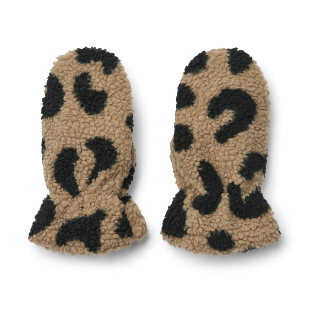 Liewood Grethe Pile Gloves | Mega Leo /Oat mix