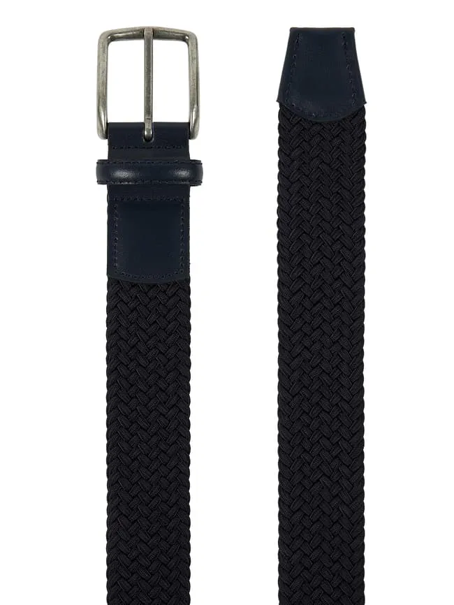 Lloyd Men's Belts Braided Belt, Navy