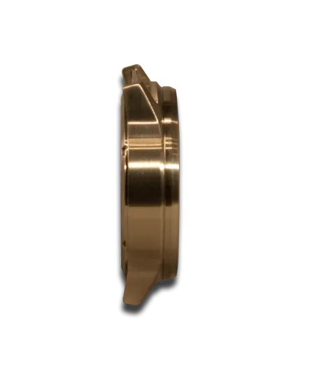 Mahogany & Brown Layered Cuff Watch with Stainless 42mm