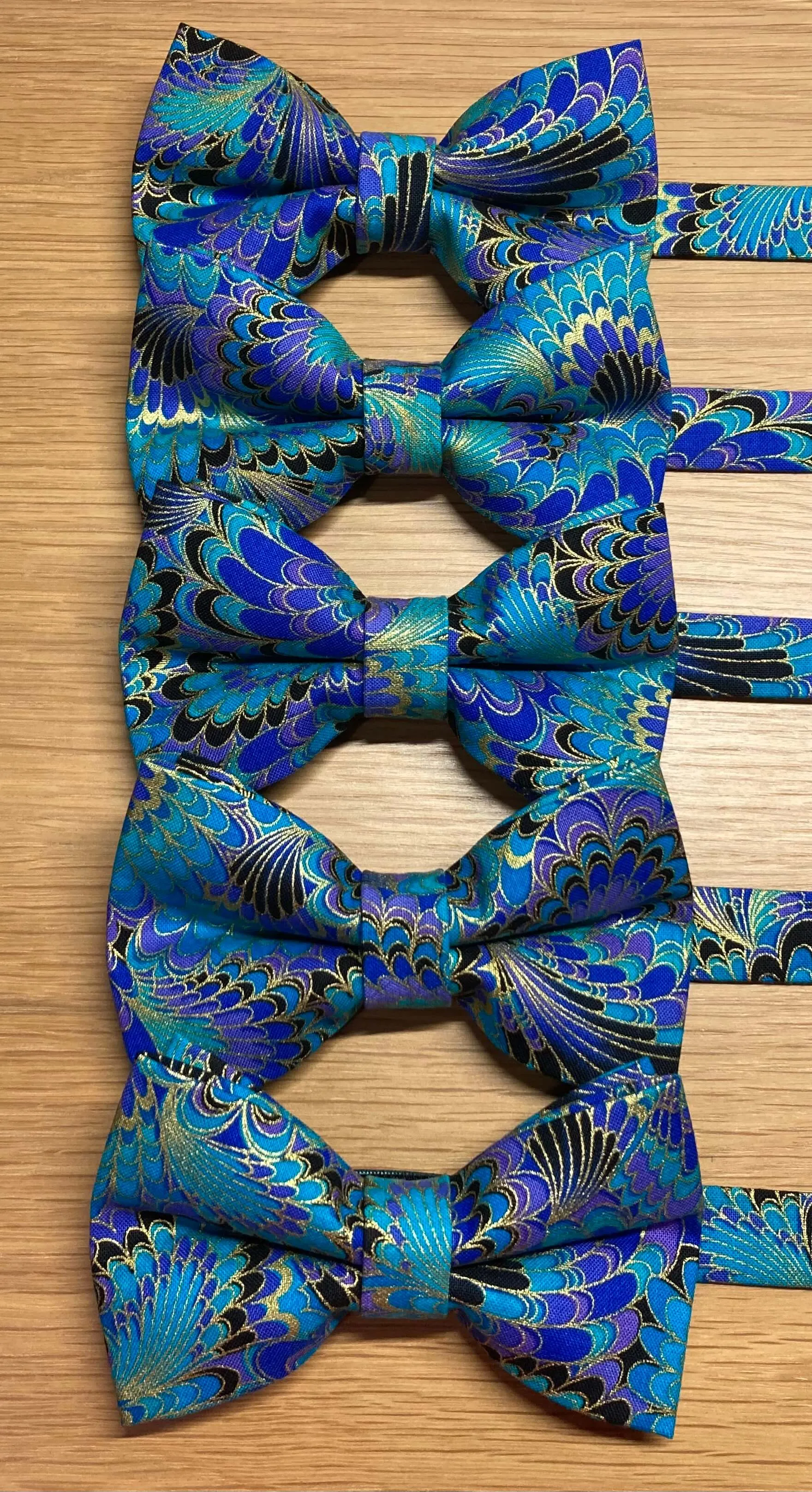 Majestic Peacock Bow Tie