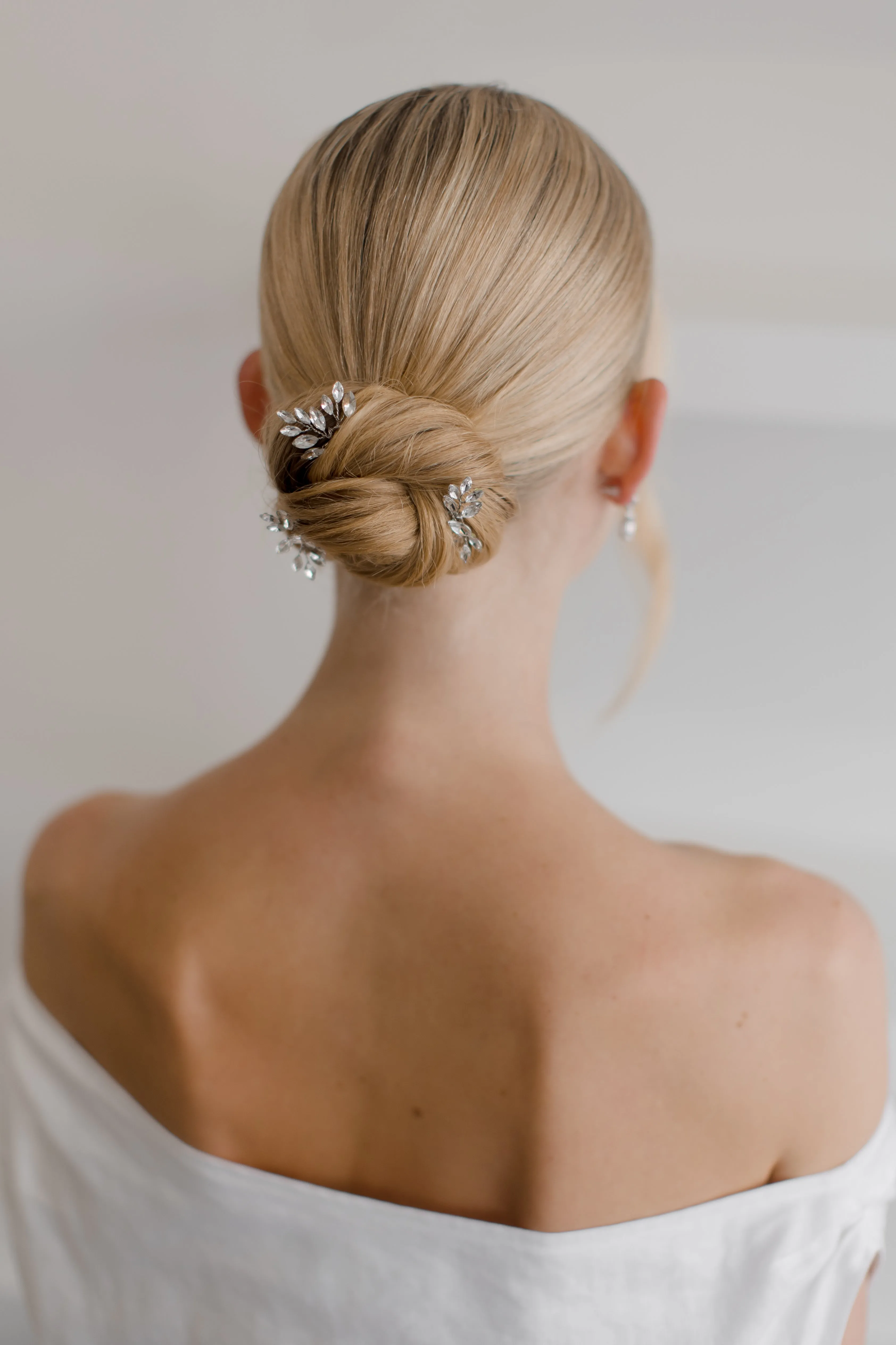 Marquise Crystal Bridal Hair Pin Trio