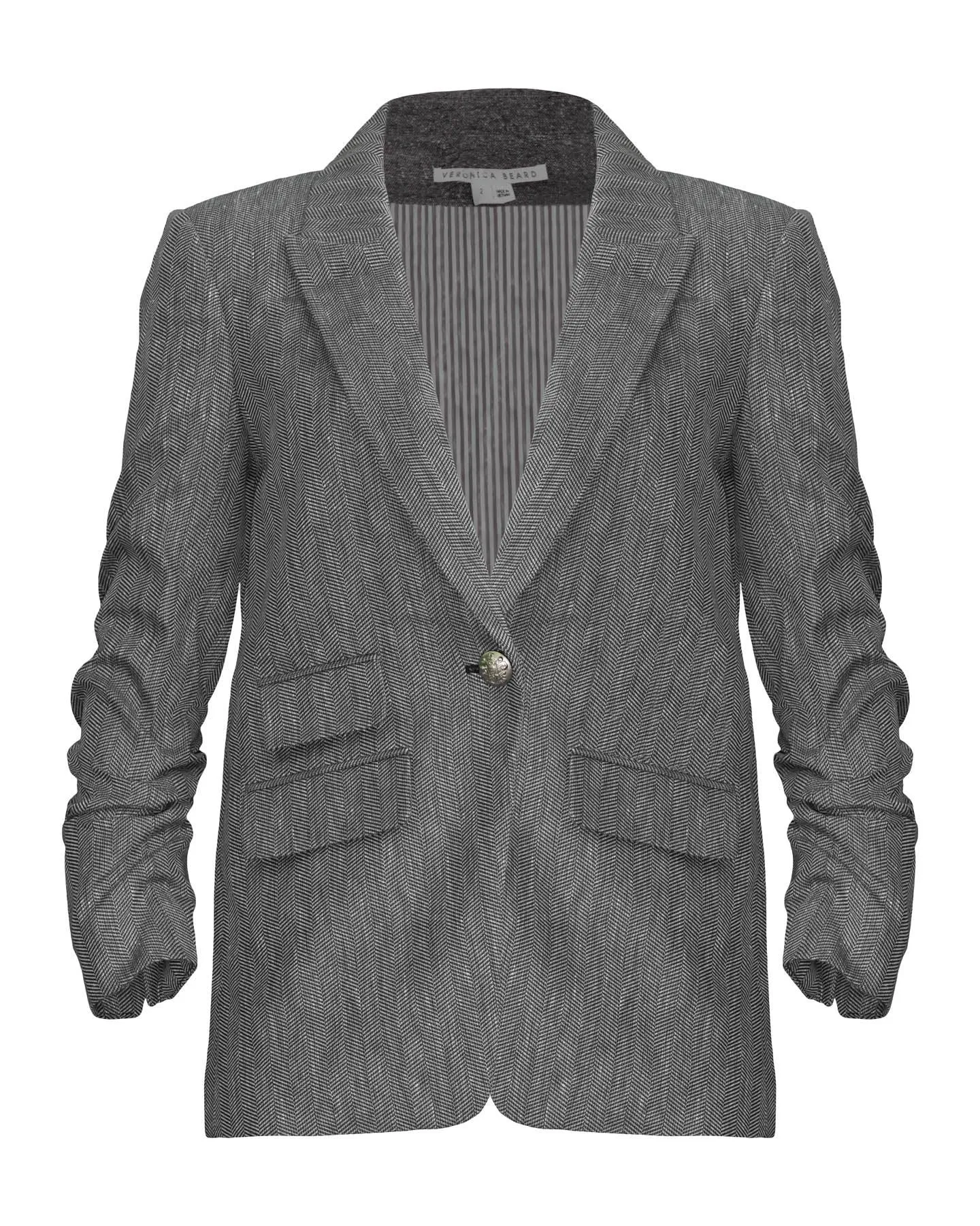 Martel Dickey Jacket Linen Herringbone