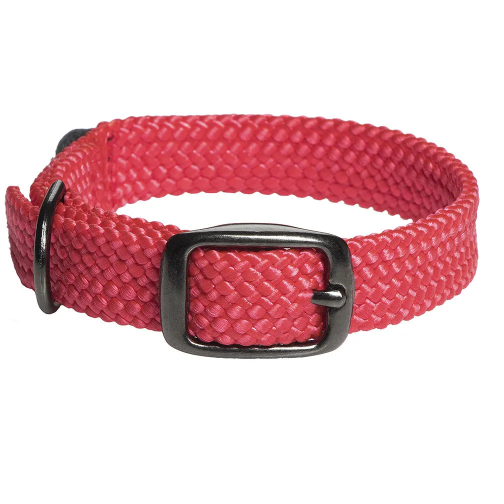 Mendota Double Braid Collar - Black Metallic