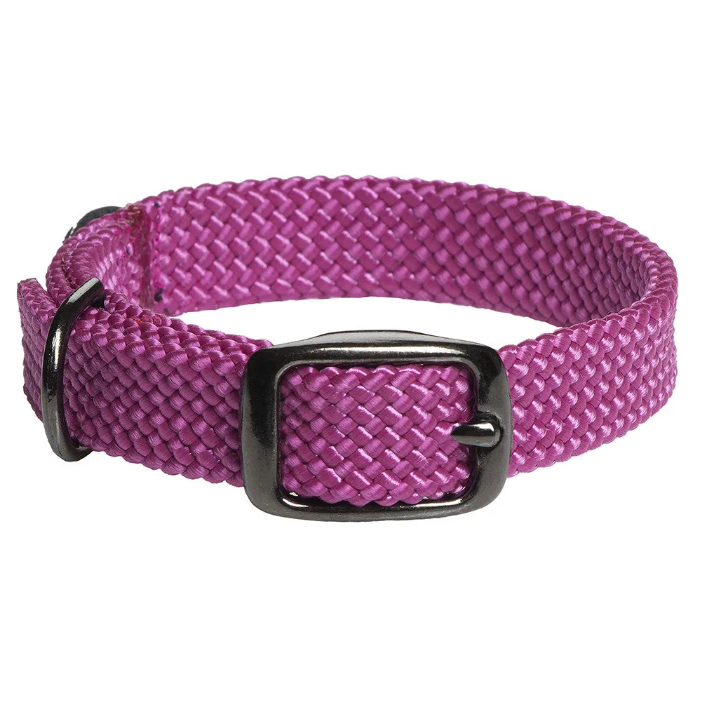 Mendota Double Braid Collar - Black Metallic