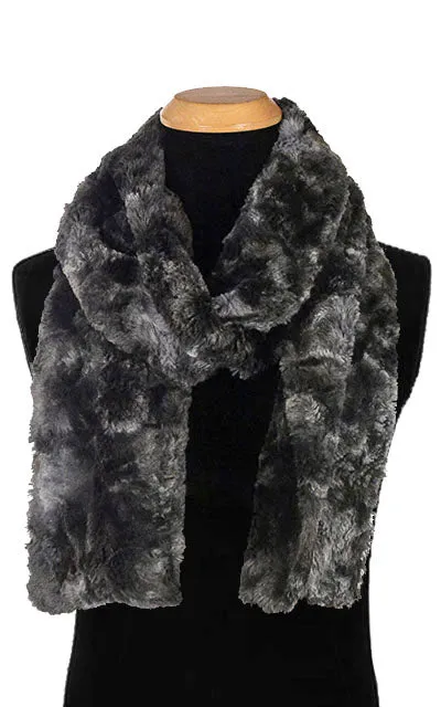 Men's Classic Scarf - Luxury Faux Fur in Highland Skye