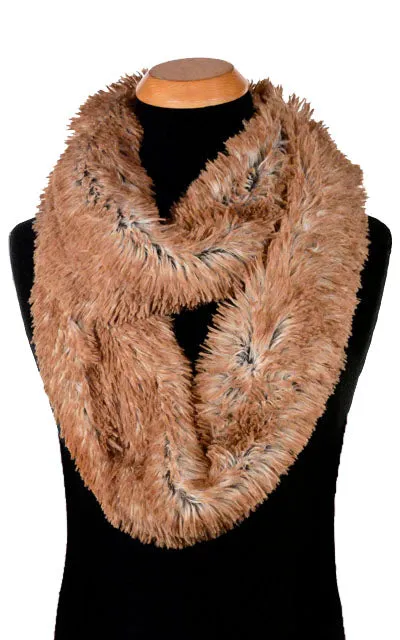 Men's Infinity Scarf - Fox Faux Fur