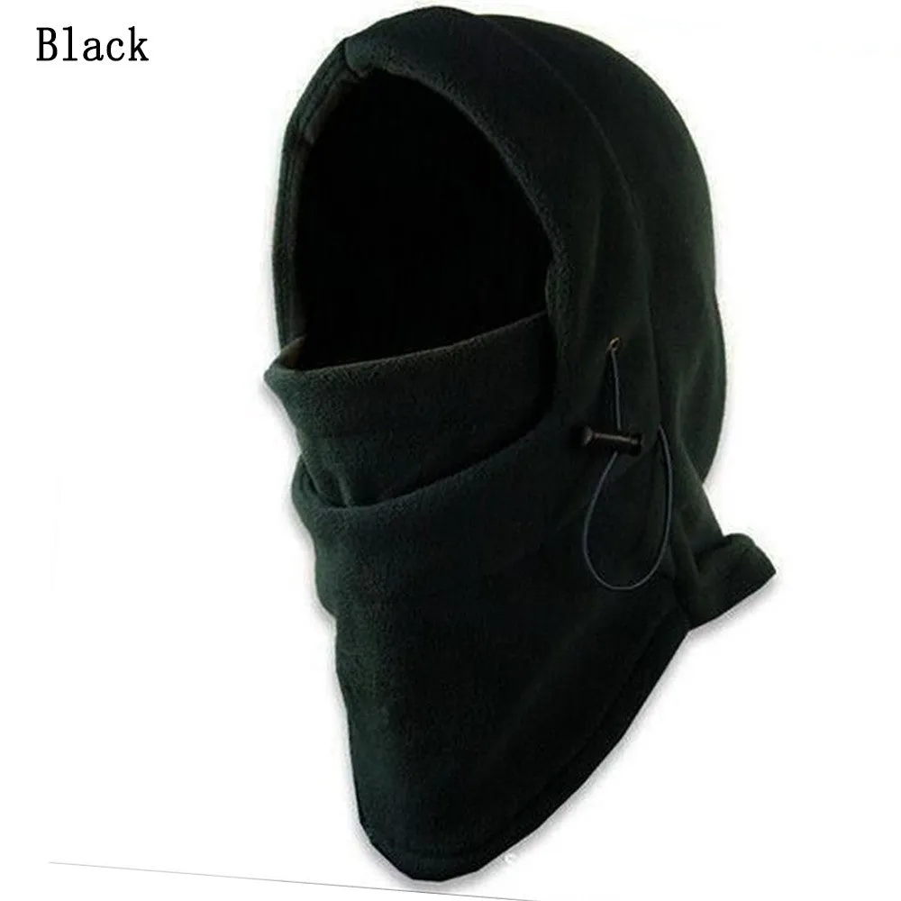 Men's Winter Fleece Ski Mask - Polar Windproof Head Scarf for Outdoor Camping Hiking Cycling