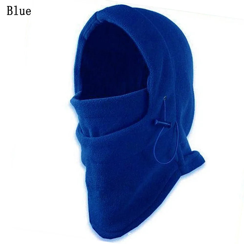 Men's Winter Fleece Ski Mask - Polar Windproof Head Scarf for Outdoor Camping Hiking Cycling