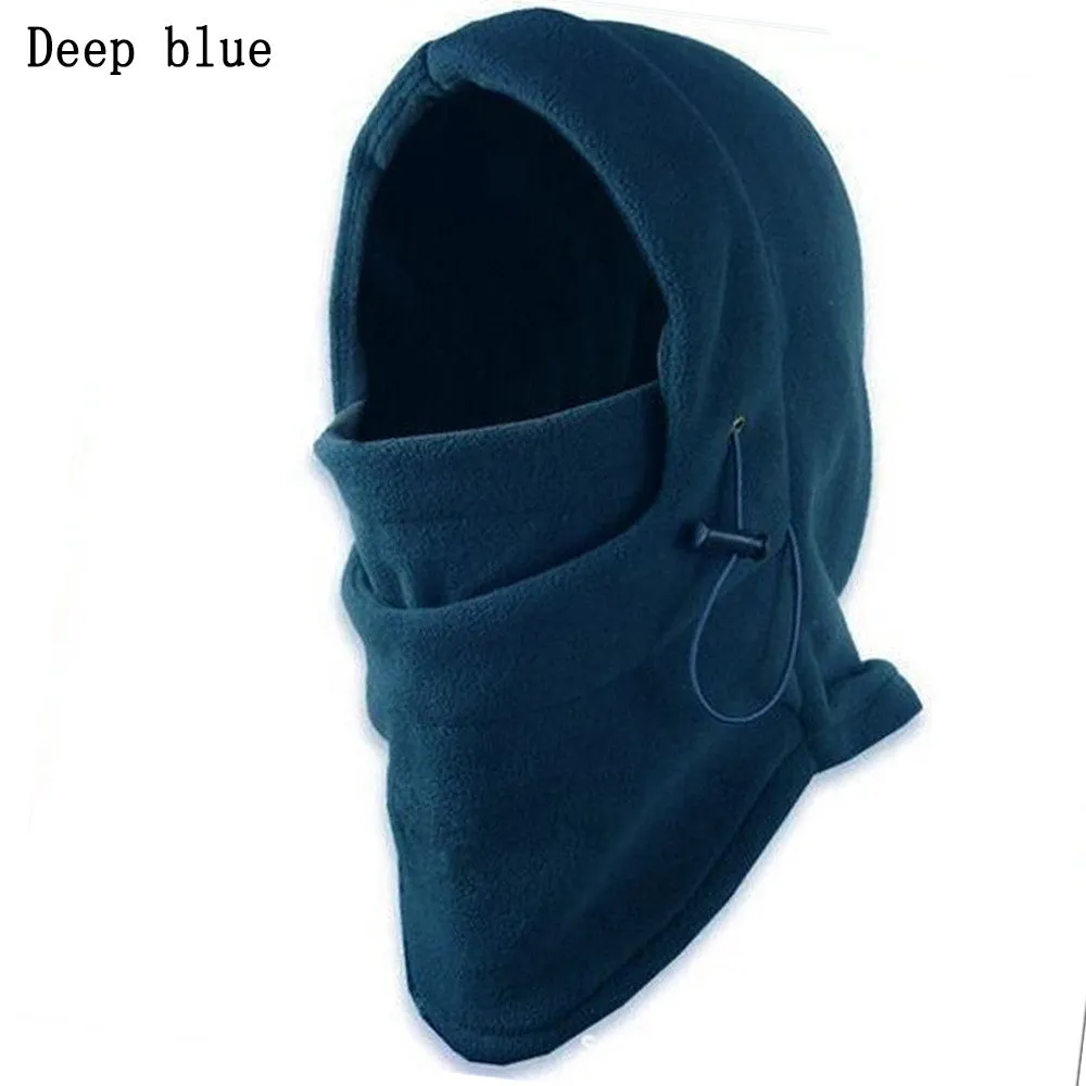 Men's Winter Fleece Ski Mask - Polar Windproof Head Scarf for Outdoor Camping Hiking Cycling