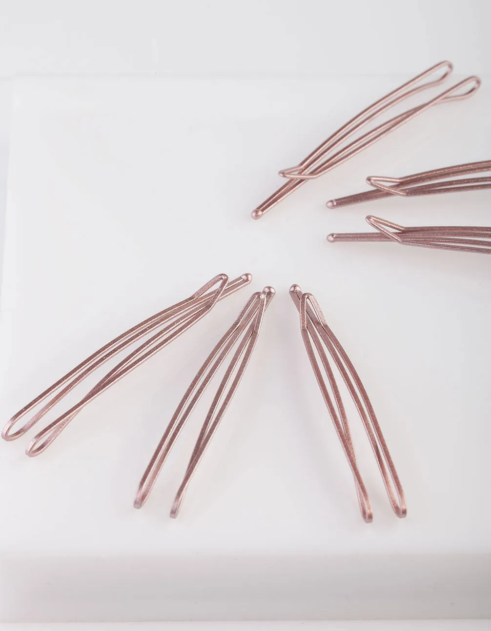 Metallic Pink Hair Pin 6-Pack