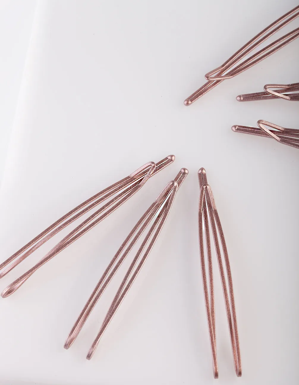 Metallic Pink Hair Pin 6-Pack