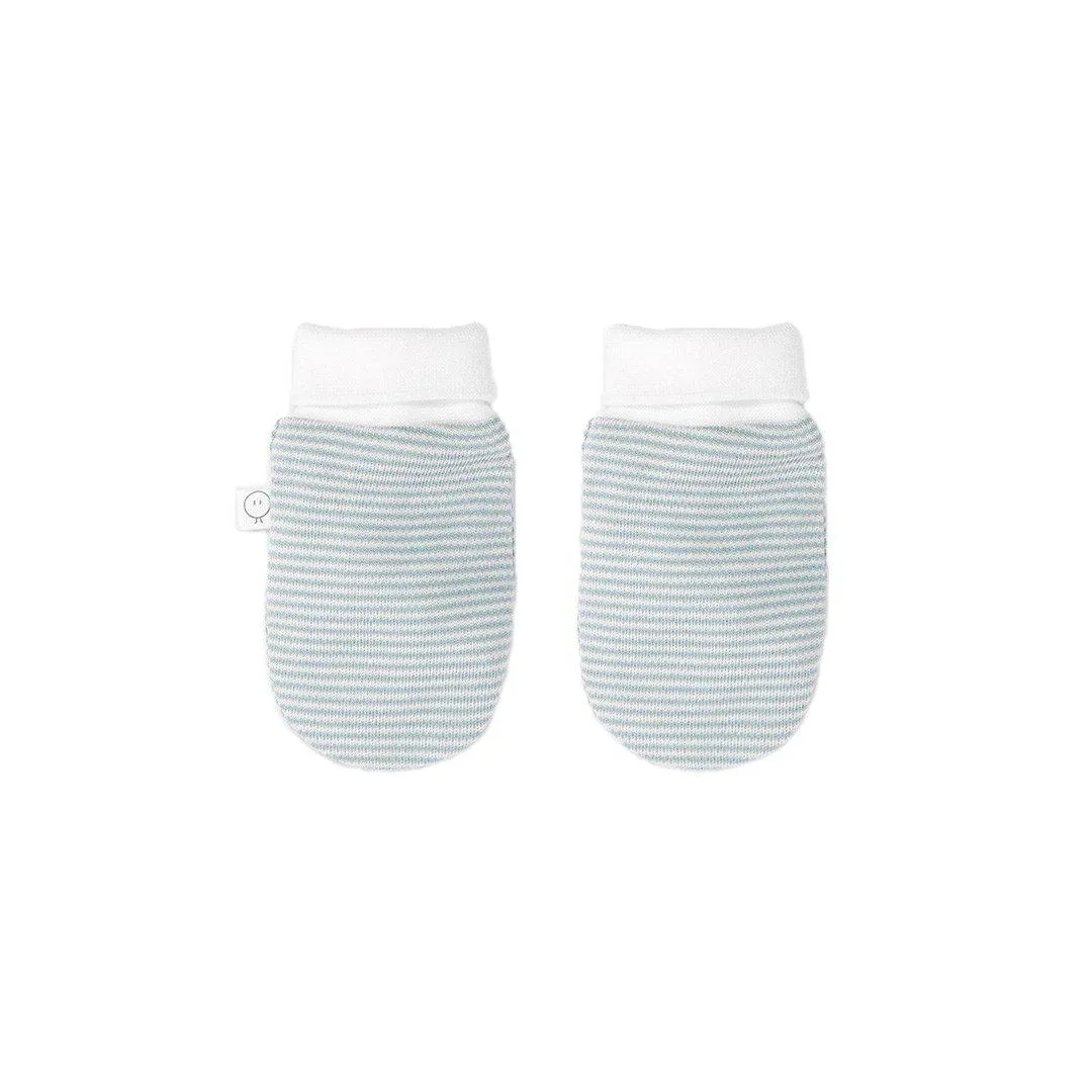 MORI Baby Mittens - Blue Stripe