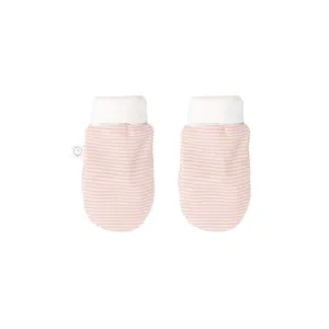 MORI Baby Mittens - Blush Stripe