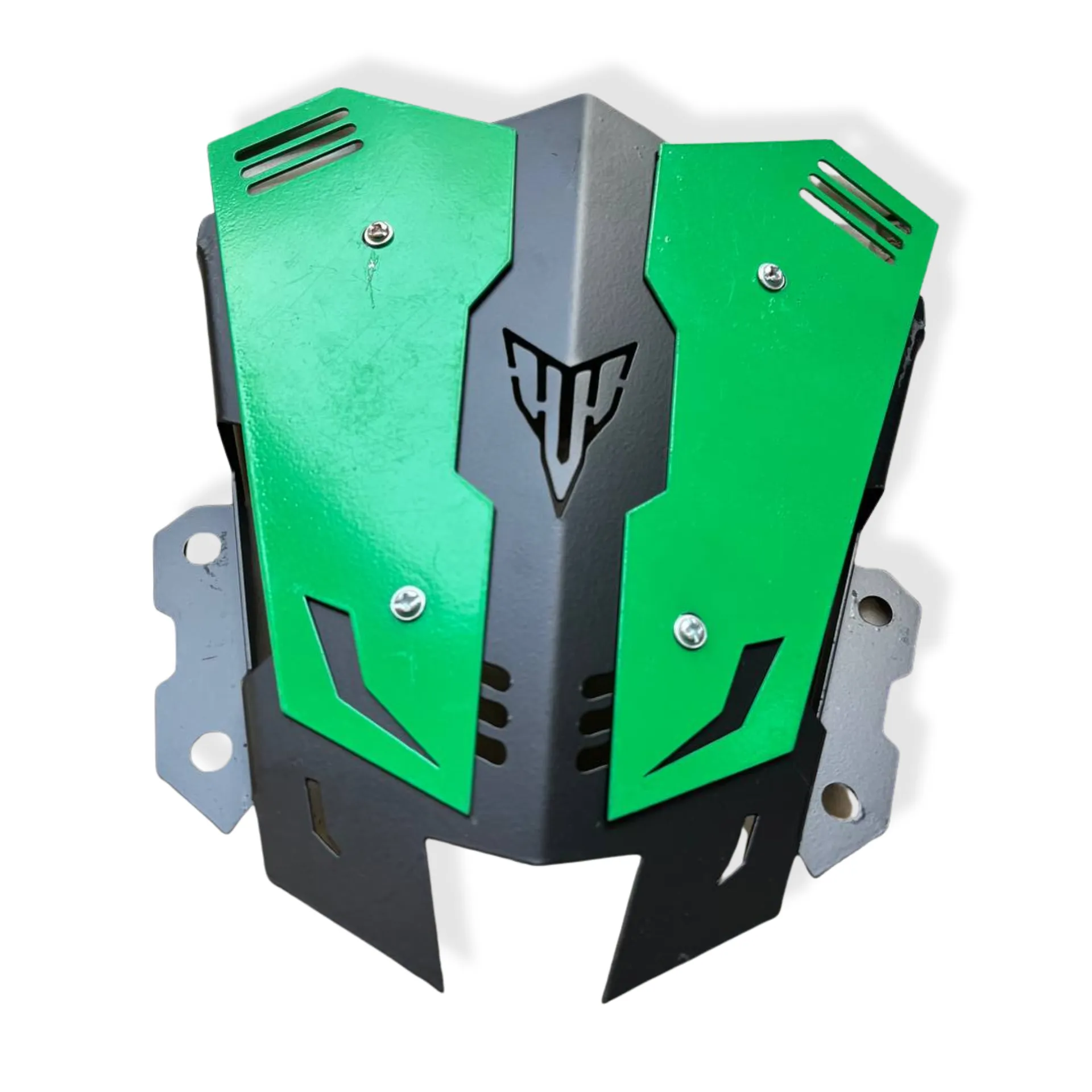 MT 15 Visor with green fins