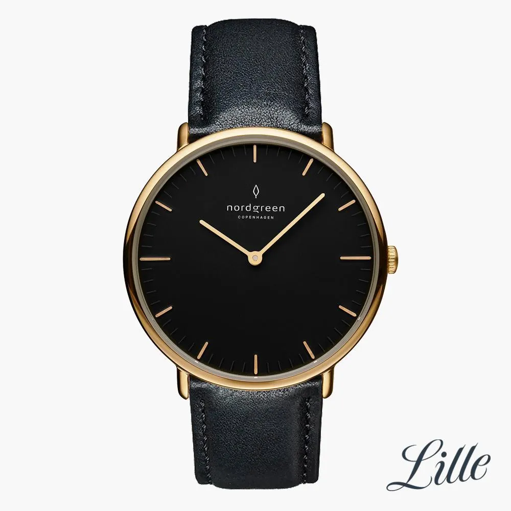 Native | Black Dial - Black Leather