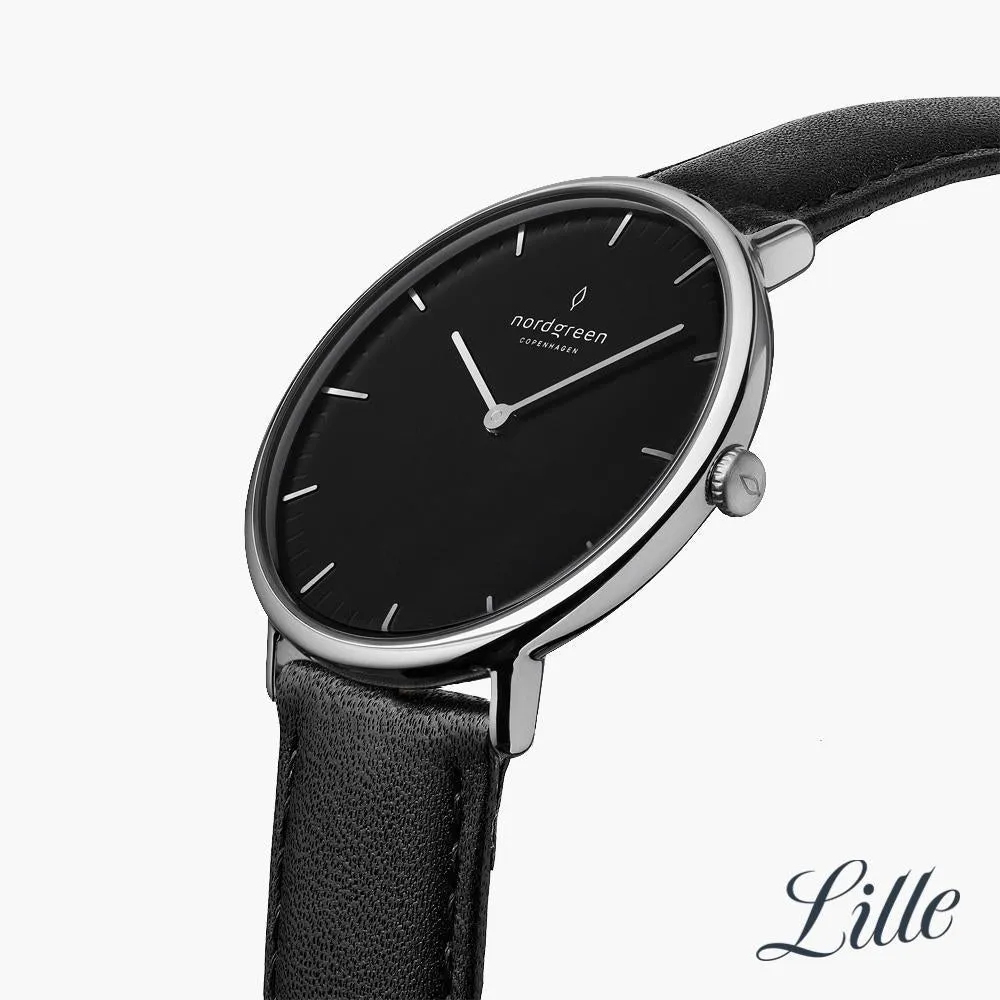 Native | Black Dial - Black Leather