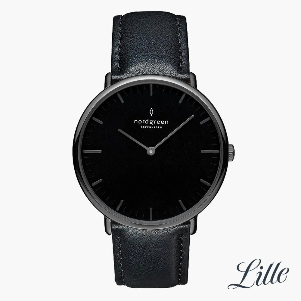 Native | Black Dial - Black Leather