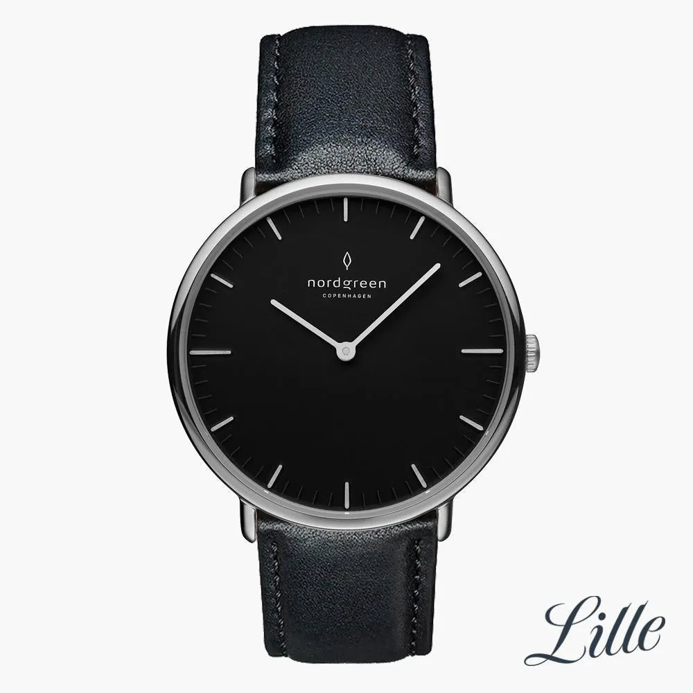 Native | Black Dial - Black Leather