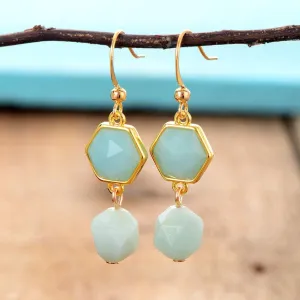 Ningali Amazonite Dangle Earrings