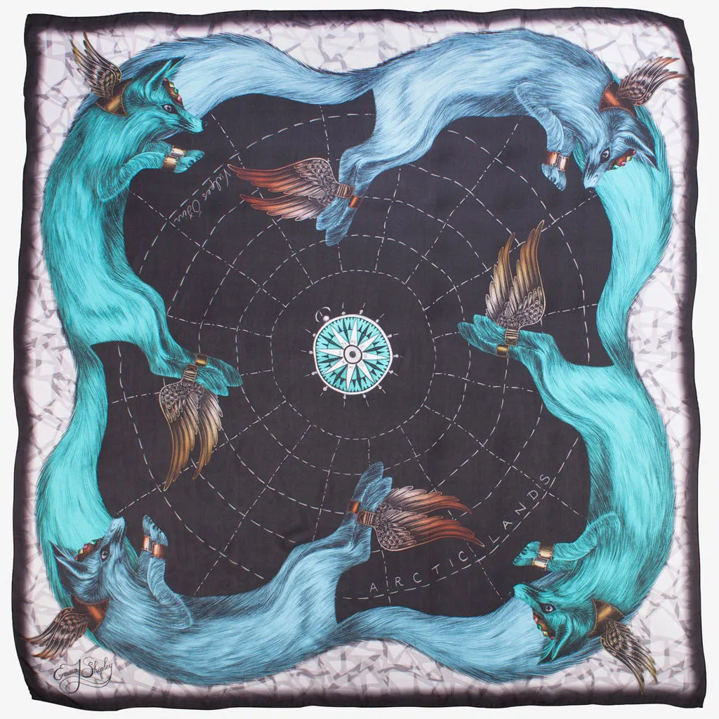 Odin Silk Chiffon Scarf