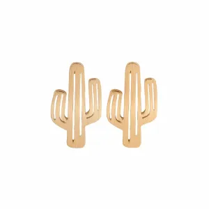 Oly2u 2017 New Fashion Cactus Post Earrings for Women Small Cactus Stud Earrings Party Gift ED122