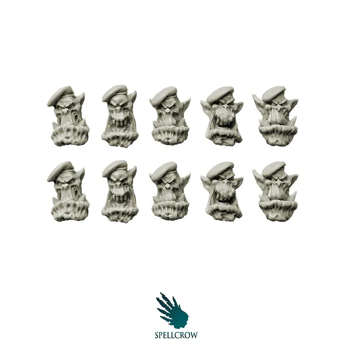 Orcs Bulky "Green Berets" Heads