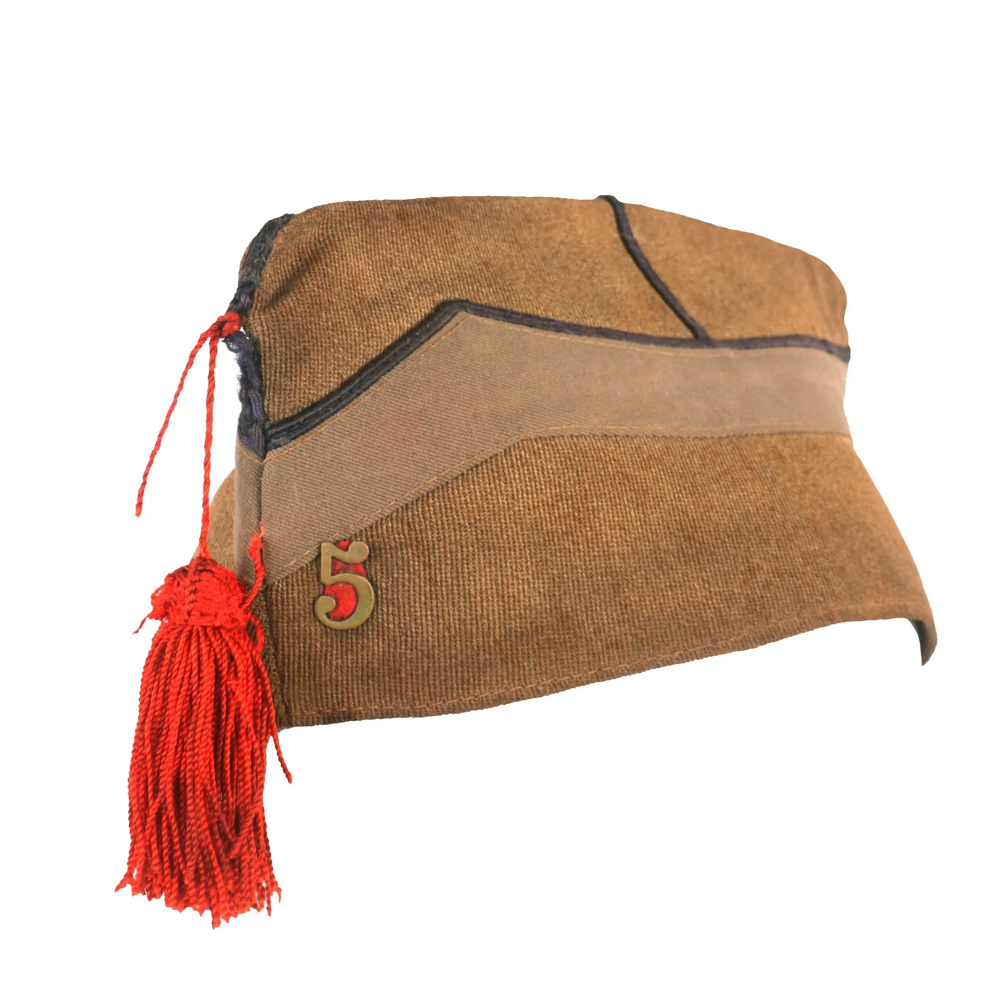 Original Belgian WWI 5th Regiment of the Line M1916 Forage Cap