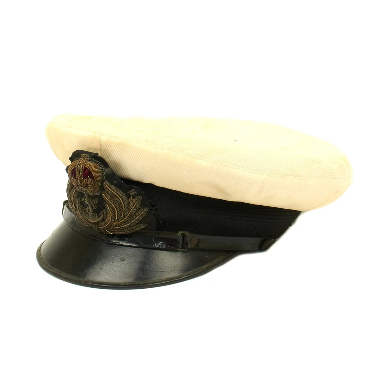 Original British WWI Royal Navy Senior Officers Peaked Hat