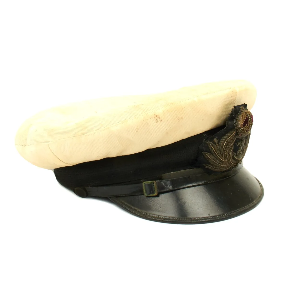 Original British WWI Royal Navy Senior Officers Peaked Hat