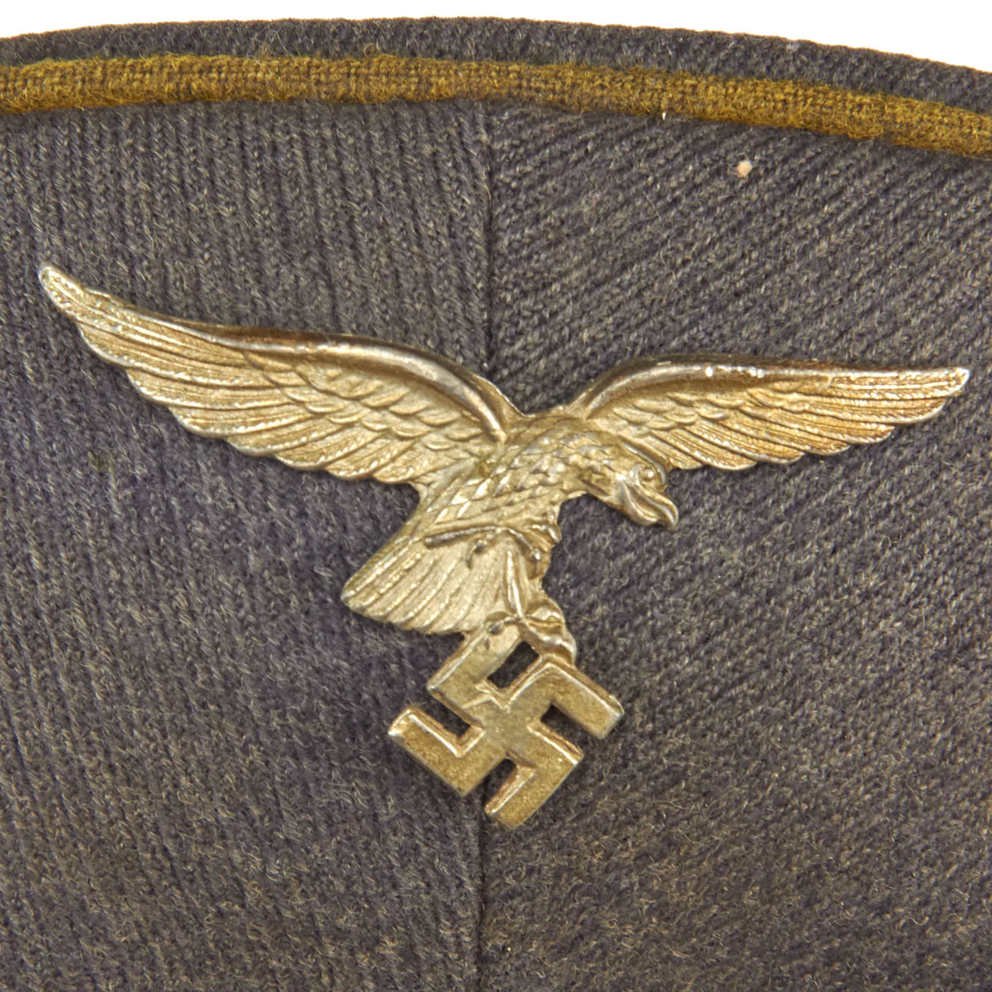 Original German WWII Luftwaffe Flight Branch EM/NCO Schirmmütze Visor Cap