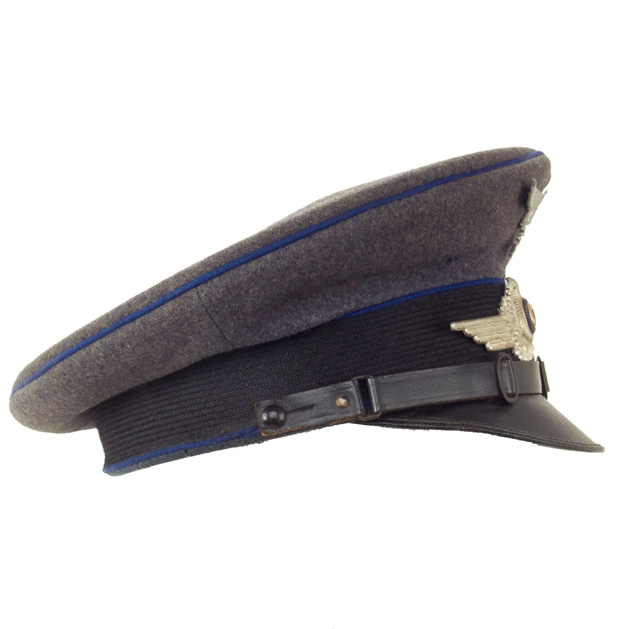 Original German WWII Luftwaffe Medical EM/NCO Schirmmütze Visor Cap by Clemens Wagner - Size 56 1/2