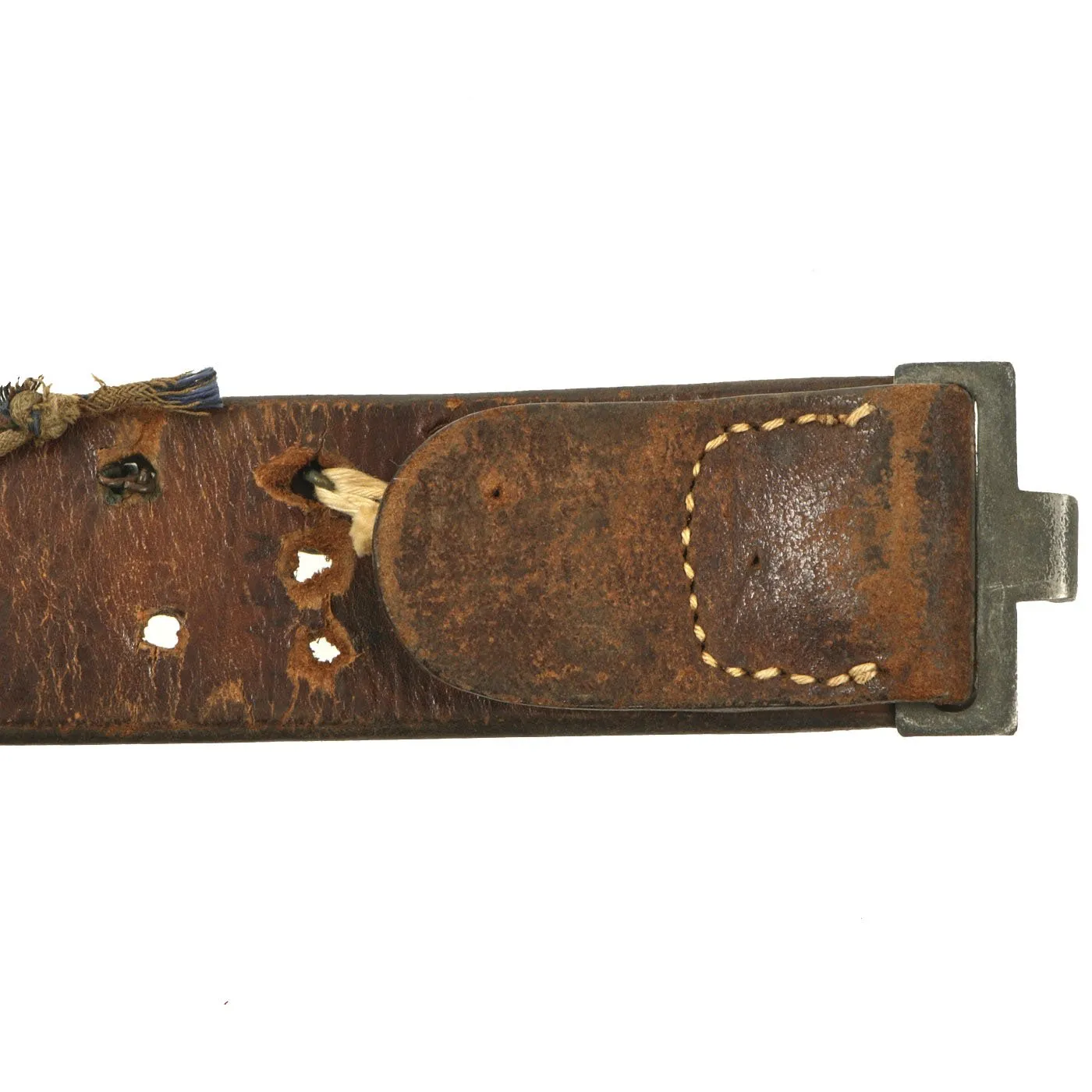 Original Imperial German WWI Hate Belt with Gott Mit Uns Prussian Buckle & 46 Attached Items