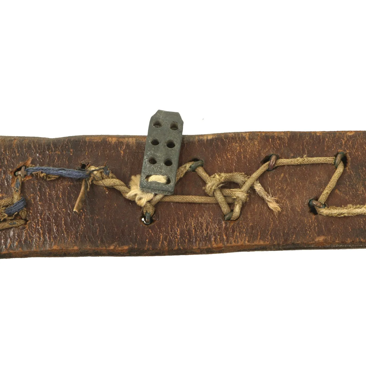 Original Imperial German WWI Hate Belt with Gott Mit Uns Prussian Buckle & 46 Attached Items