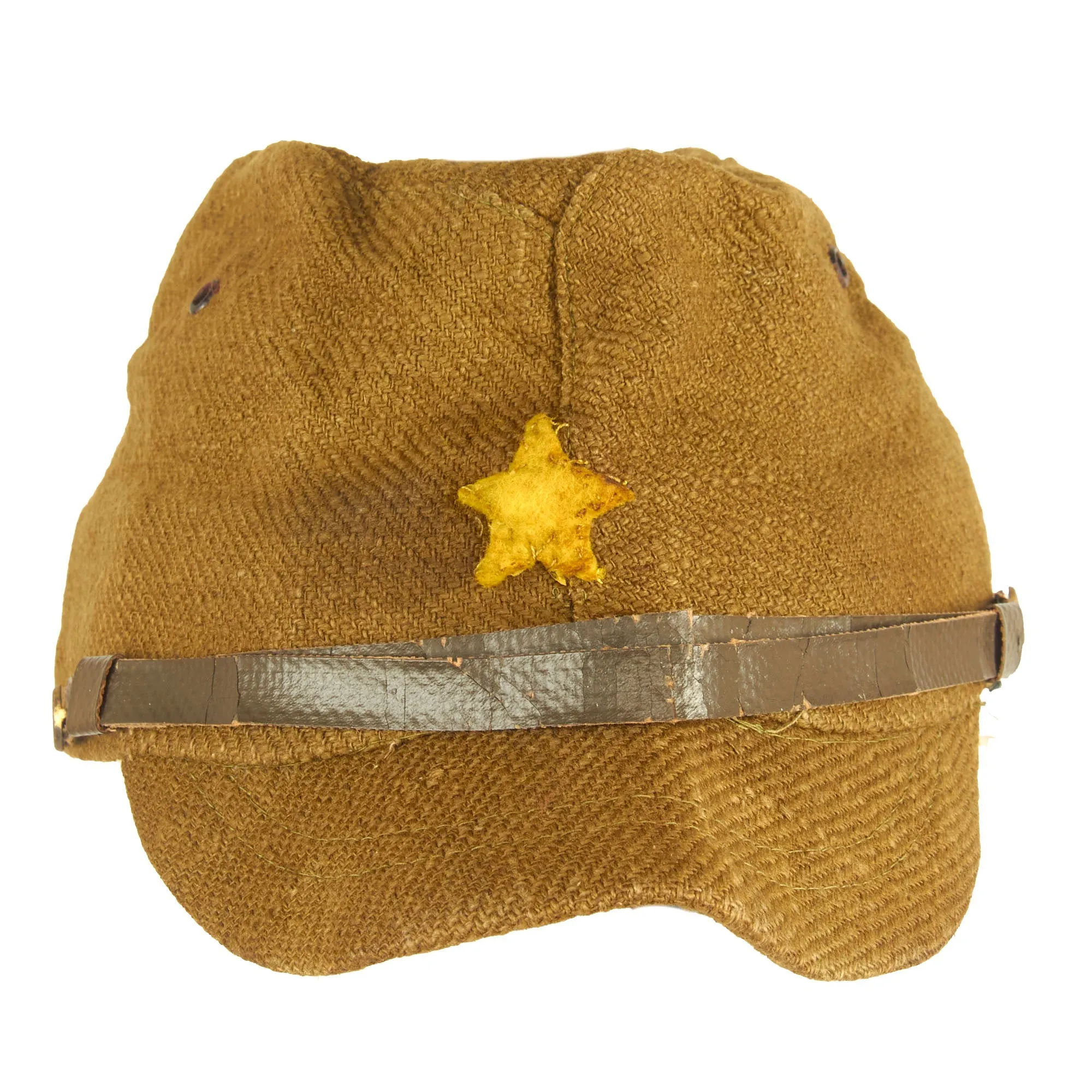 Original Japanese WWII Imperial Japanese Army Enlisted Men's Tropical Forage Cap