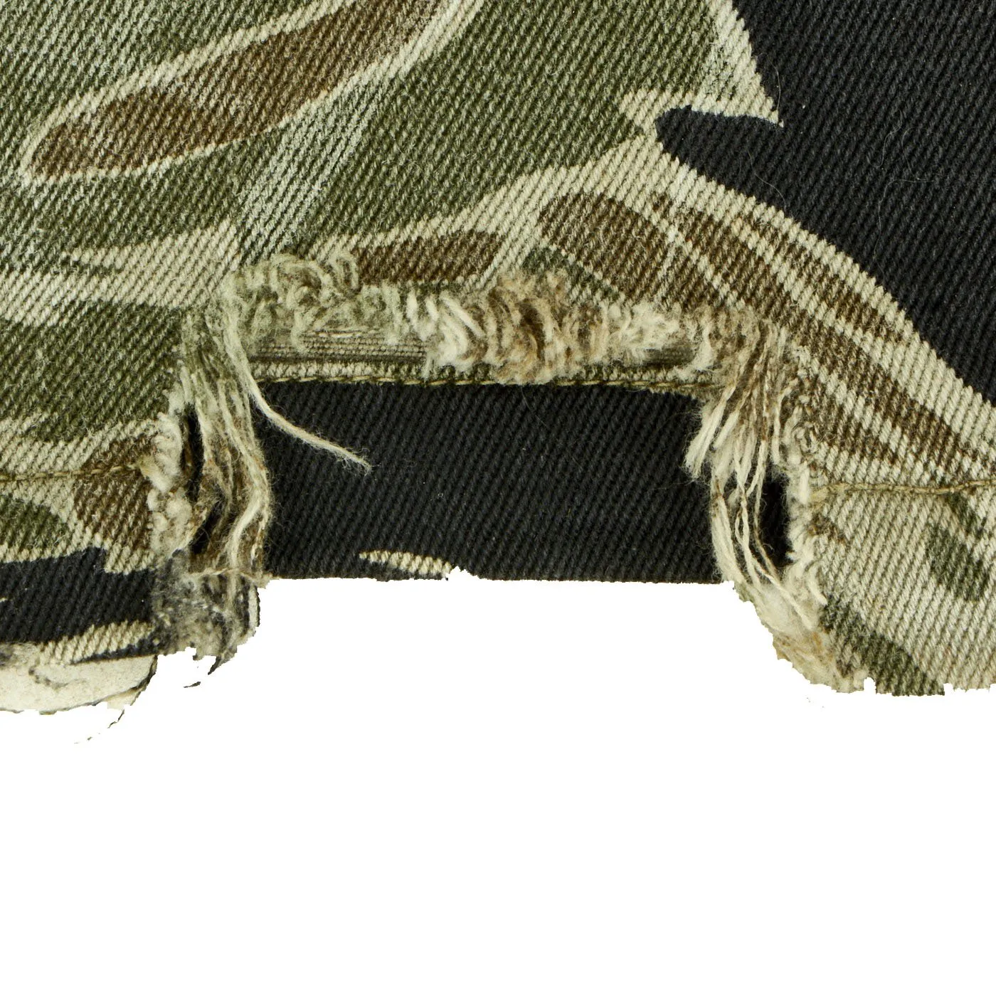 Original U.S. Vietnam War MACV-SOG Special Forces Tiger Stripe Camouflage Fatigue Vest with Trousers