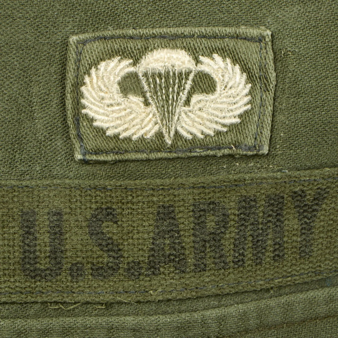 Original U.S. Vietnam War Named Green Beret Special Forces Airborne Ranger Uniform - Davis