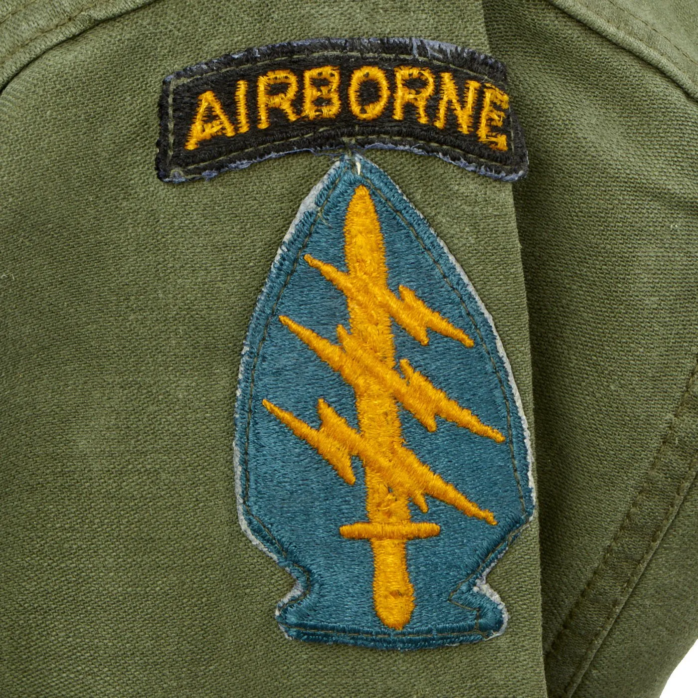 Original U.S. Vietnam War Named Green Beret Special Forces Airborne Ranger Uniform - Davis