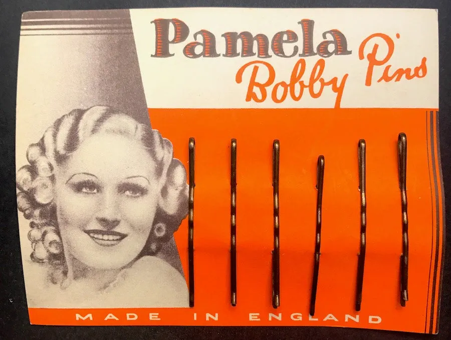 Pamela Bobby Pins ..1930s .. Made in England