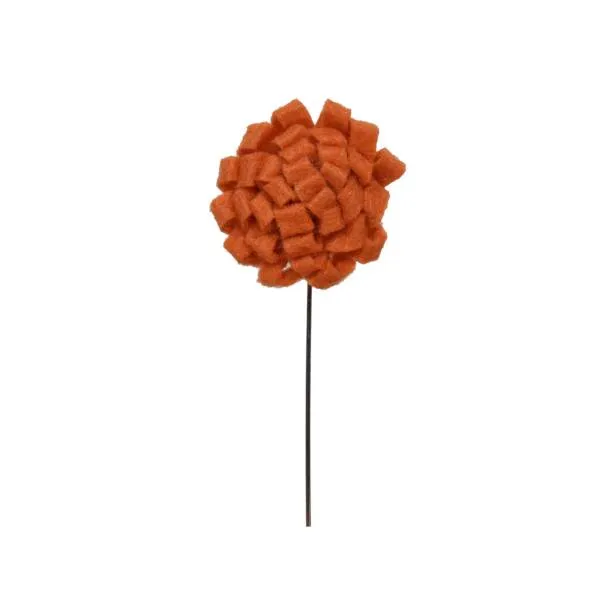 PETALS ORANGE LAPEL PIN