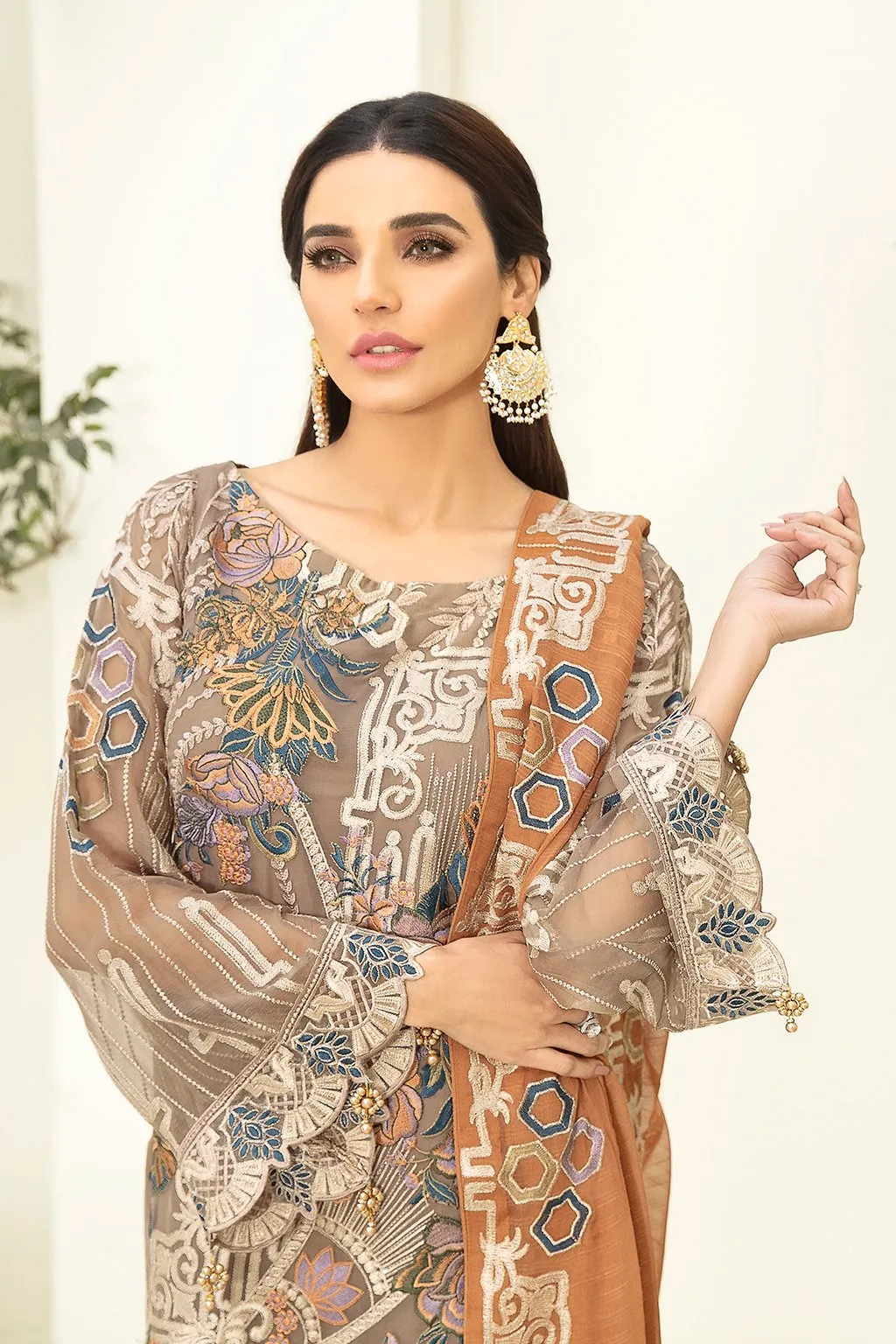 Ramsha Chevron Luxury Chiffon Collection Vol-3 – A-302