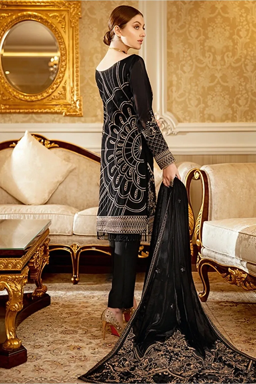 Ramsha Velvet Collection 2020 – V-101