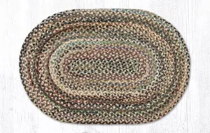 Random Braided Jute Rug - Oval