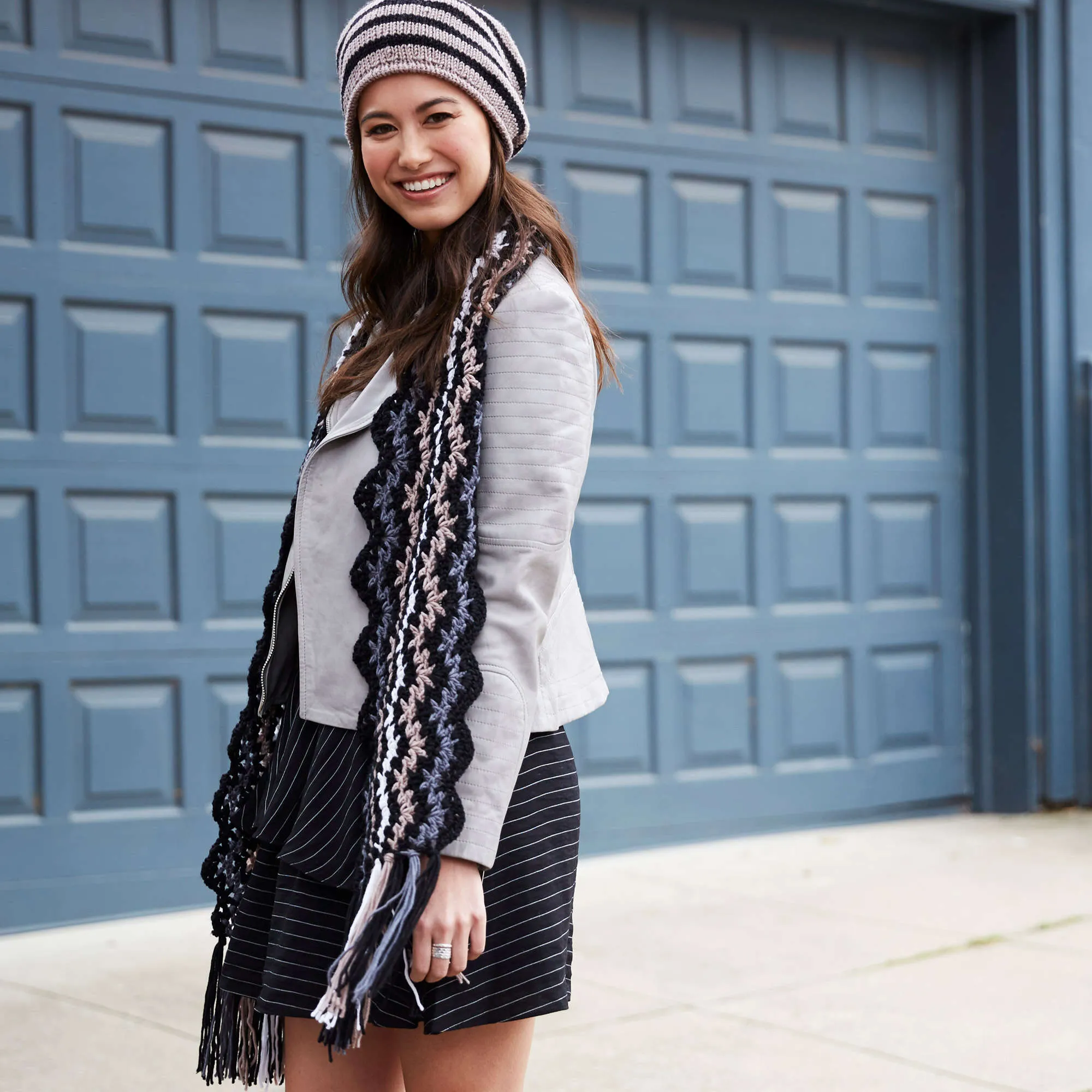 Red Heart Crochet Victory Chic Scarf