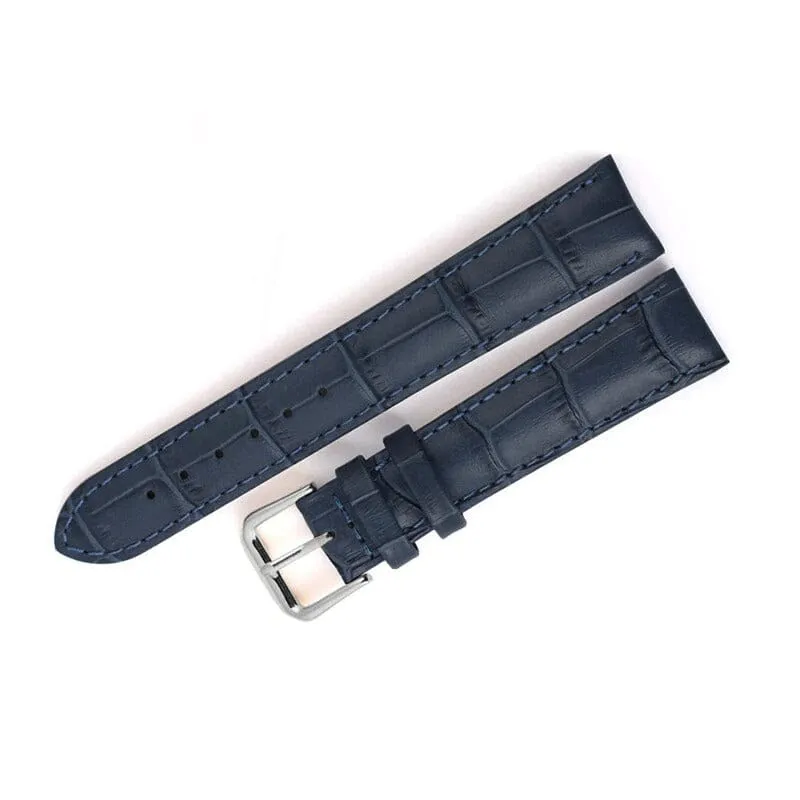 Replacement Snakeskin Leather Watch Straps Compatible with 16mm Watches