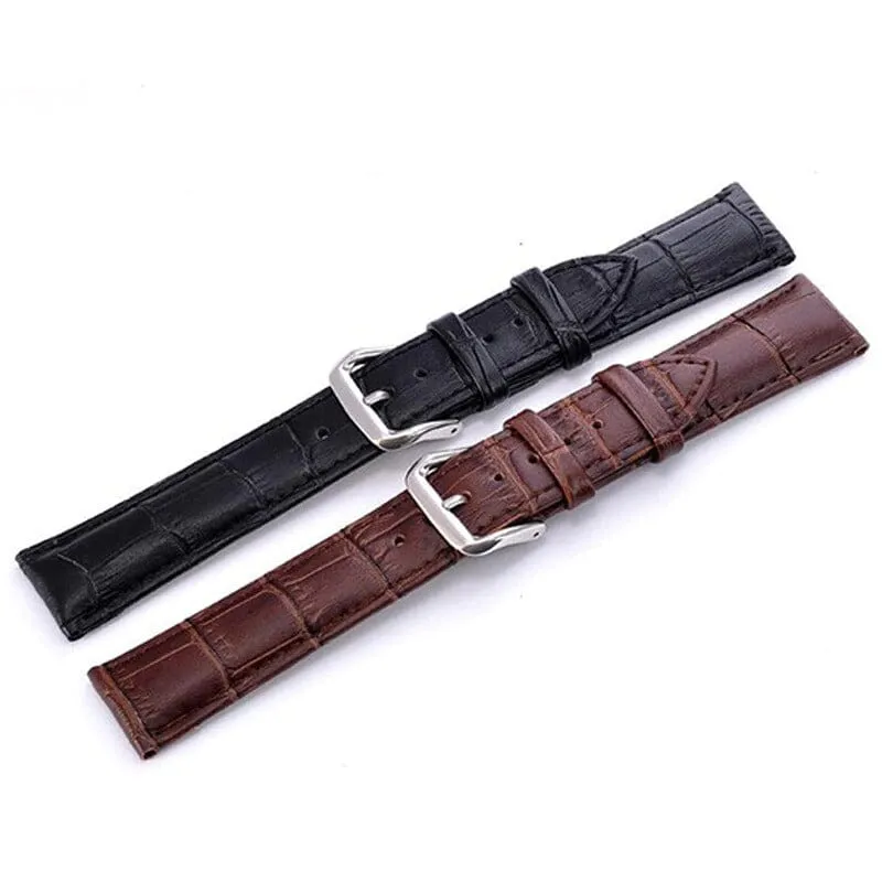 Replacement Snakeskin Leather Watch Straps compatible with Fitbit Luxe