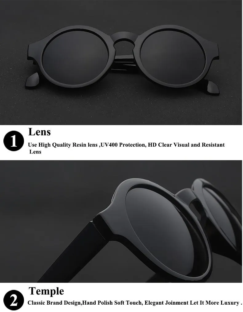 Retro Round Sunglasses