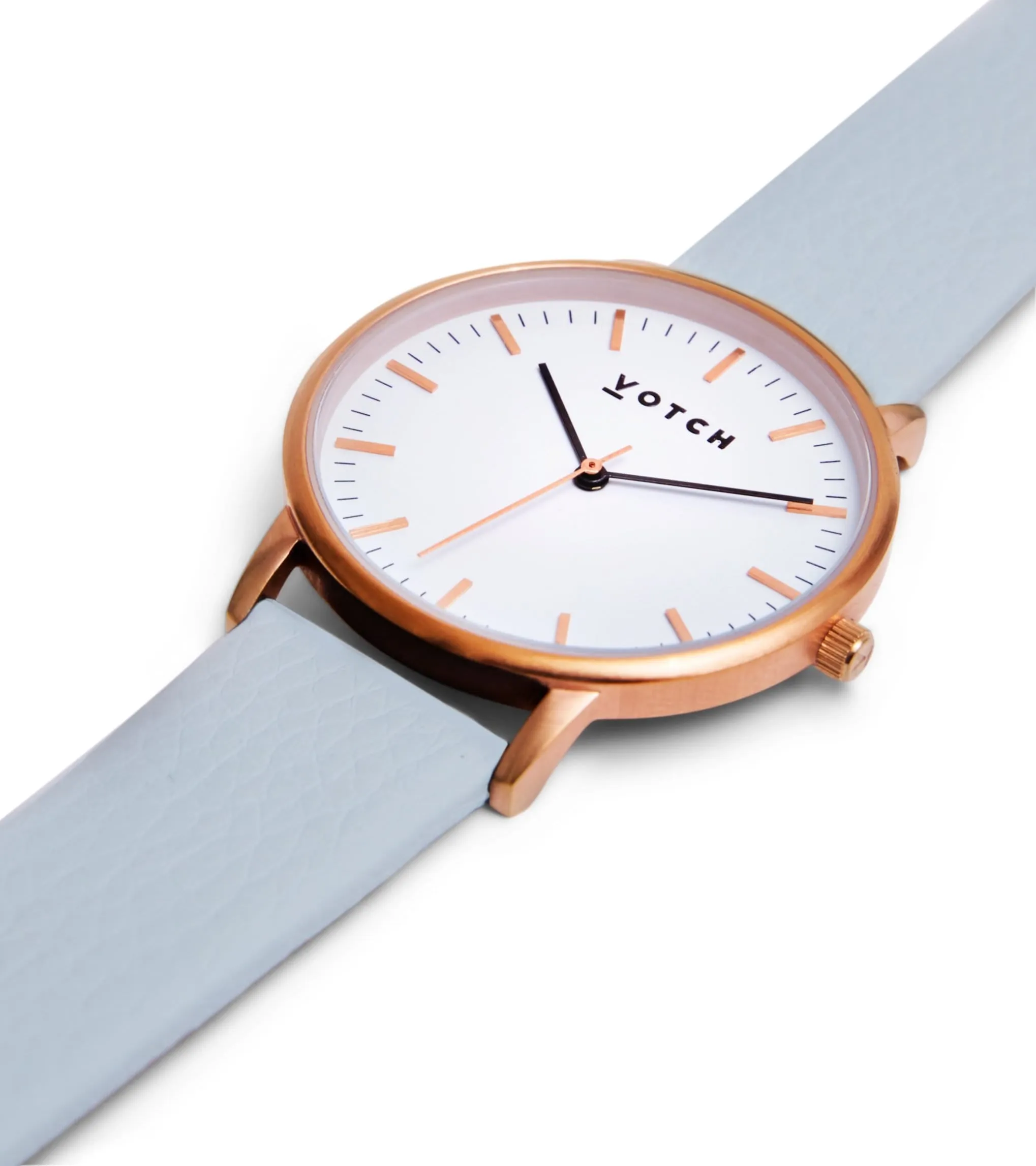 Rose Gold & Light Blue Watch | Moment