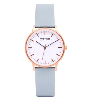 Rose Gold & Light Blue Watch | Moment